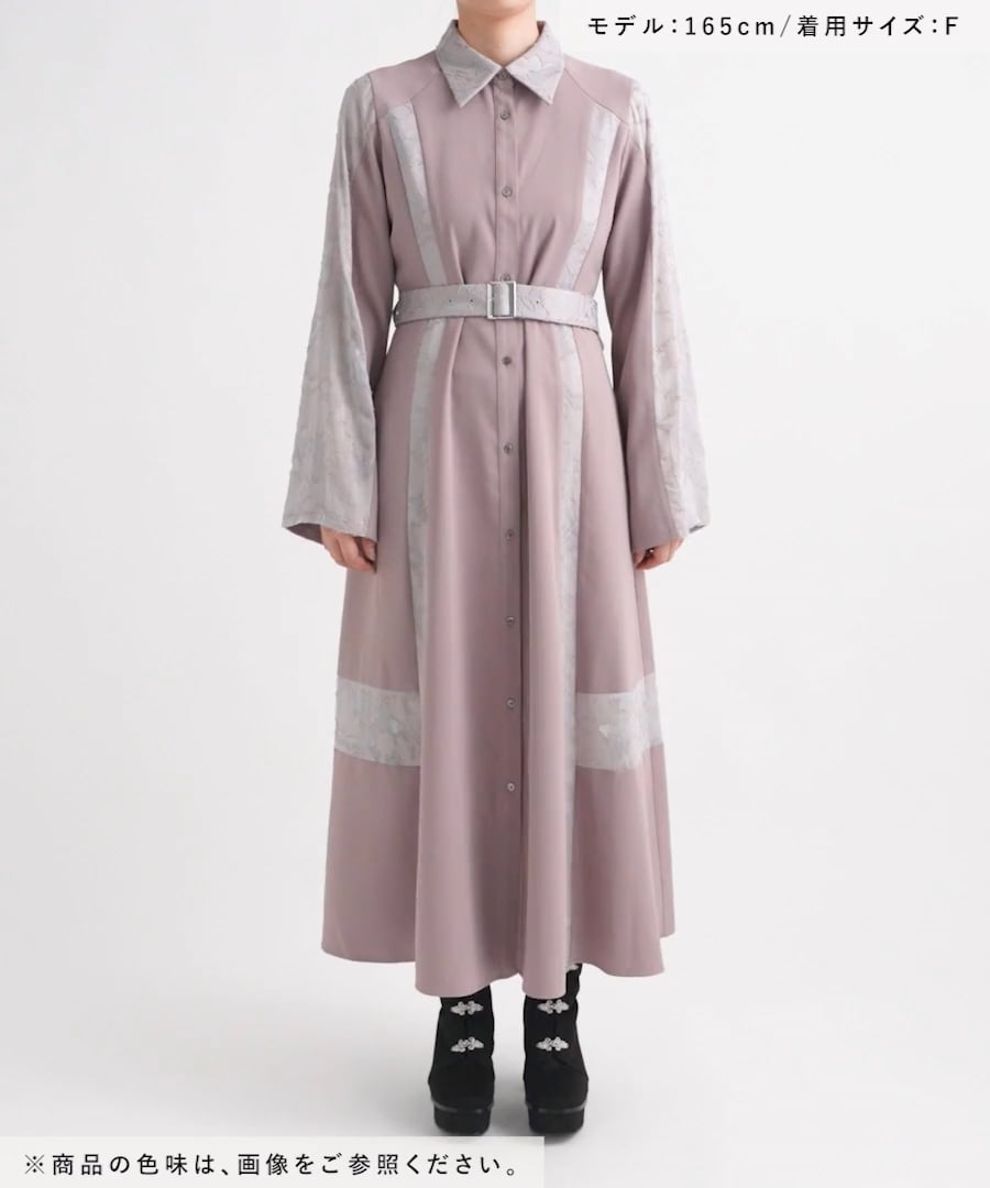 WEB先行予約 LADIES】2WAYソデアキシアージャガードワンピース | [公式