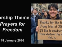 Worship for January 18, 2026