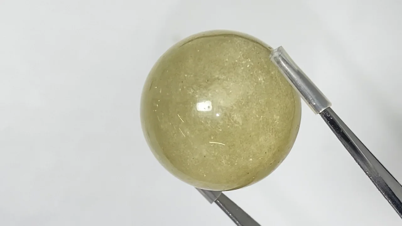 動画】【1点もの】リビアングラス スフィア・ラウンド21mm 1個 NO.9
