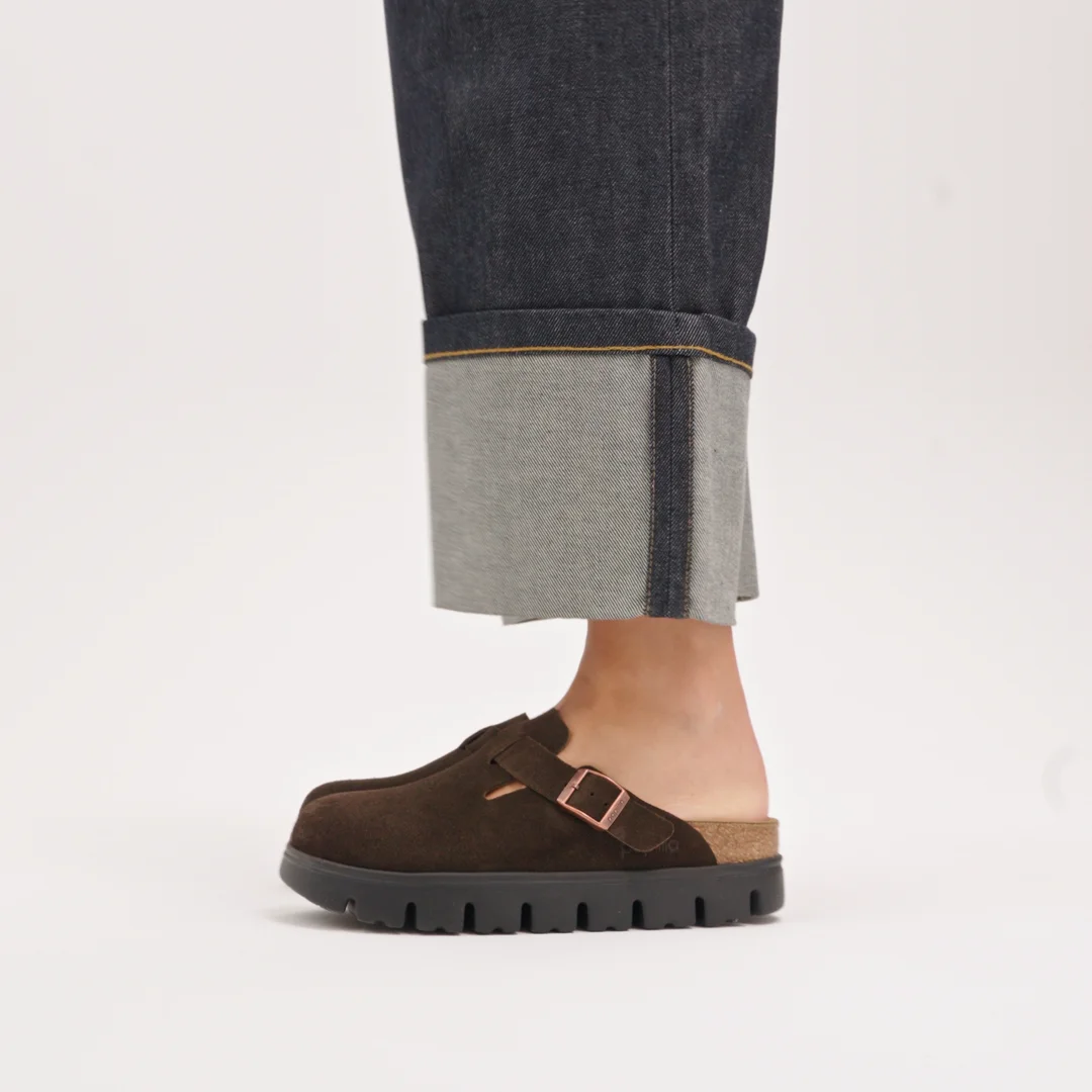 BIRKENSTOCK Boston モカ　43 Boston Chunky Suede Leather in Color Mocha | BIRKENSTOCK US