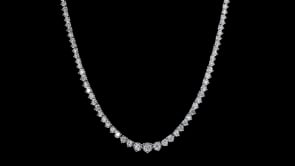3.00 ct. t.w. Diamond Tennis Necklace in Sterling Silver