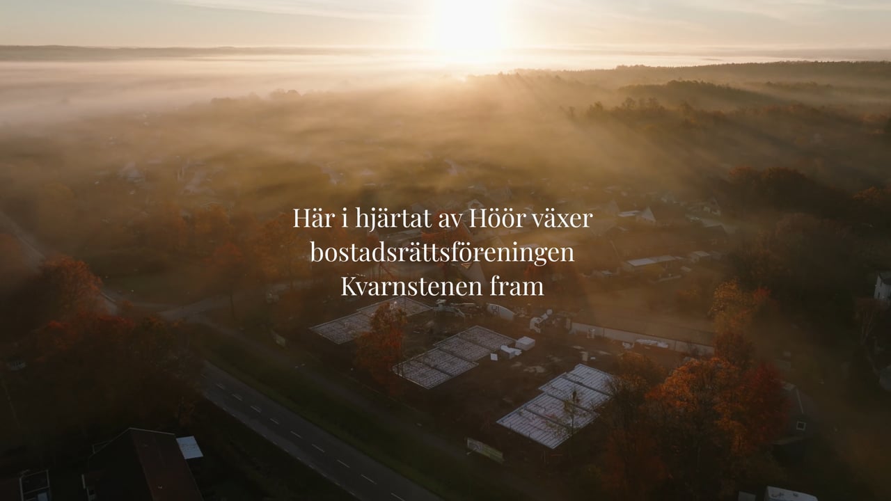 5 rum Radhus på Kvarnstensvägen 2 Höör Höörs kommun - video