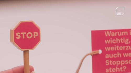 ¿Por qué es importante continuar aunque te encuentres con una señal de stop?