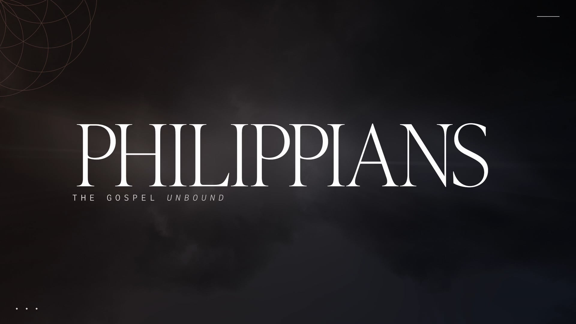 Philippians – Series Bumper