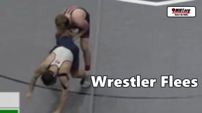 Wrestler Flees
