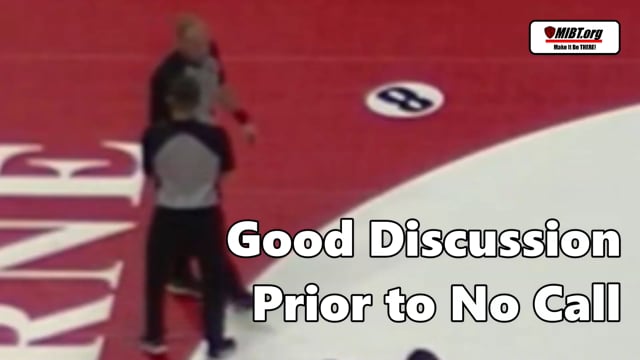 Good Discussion Prior to No Call