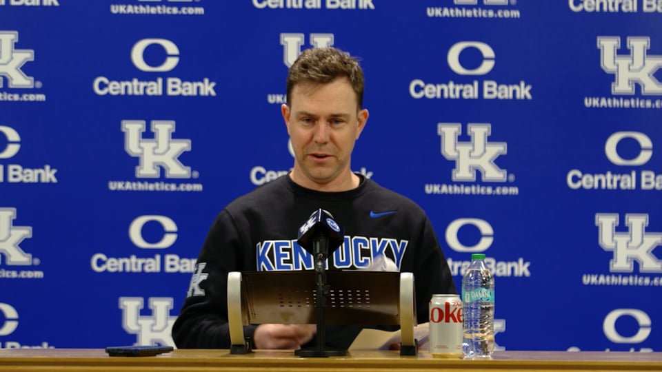 VIDEO:  UK Football Coach Will Stein Meets the Press