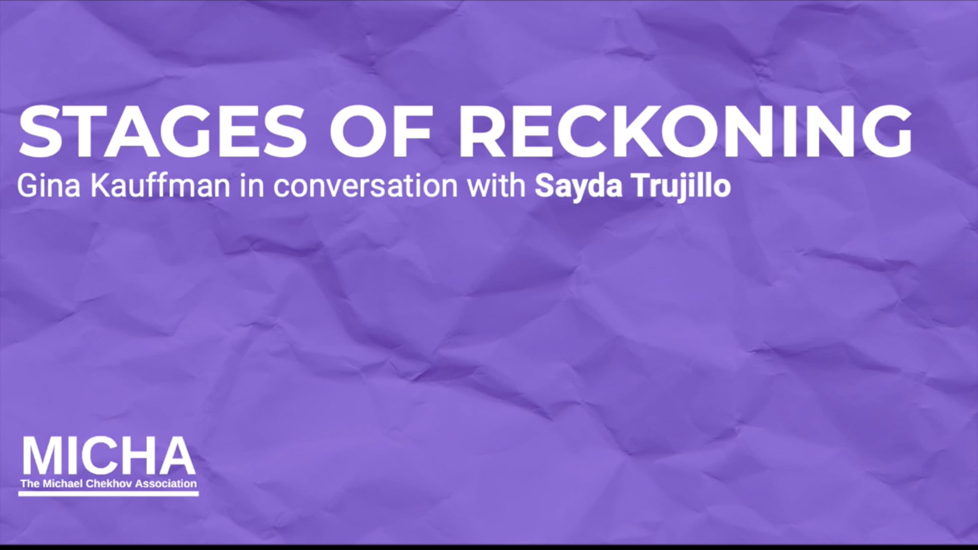Stages of Reckoning with Sayda Trujillo