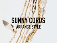 Sunny Cords/サニーコーズ】Perl glass cord（その他ファッション小物