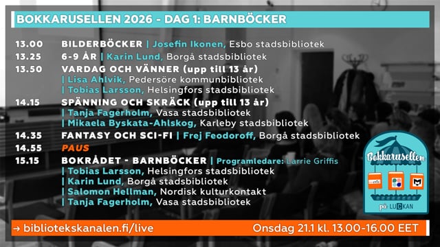 Bokkarusellen 2026 – barnböcker