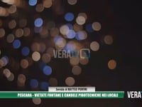 Pescara - Vietate fontane e candele pirotechiche nei locali