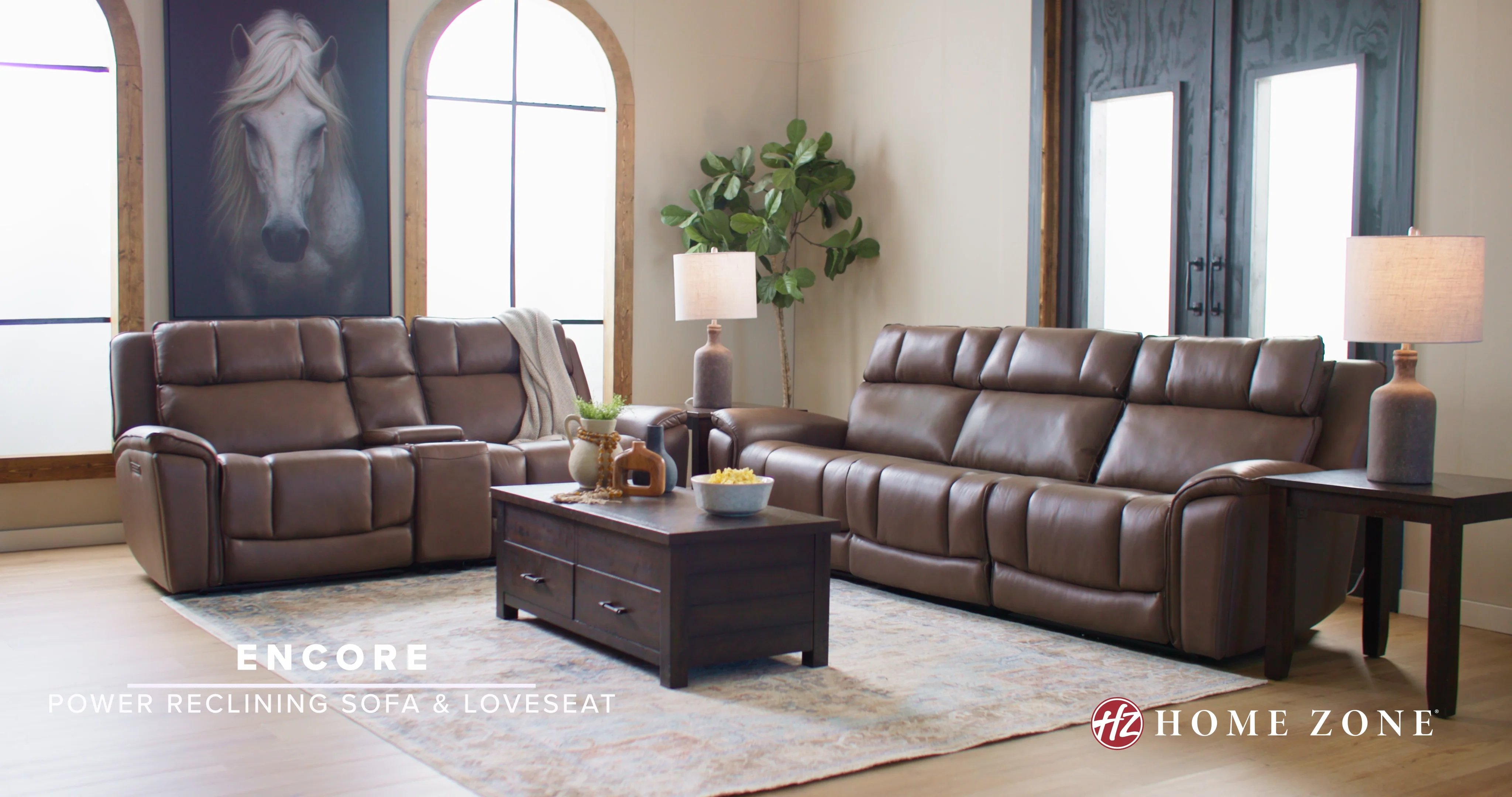 Encore II Reclining Sofa & Loveseat – Home Zone Furniture