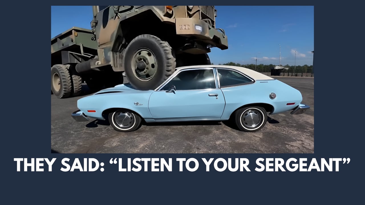 Bill Peterson - They Said: "Listen to Your Sergeant"