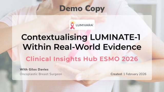 Contextualising LUMINATE-1 withing real-word evidence
