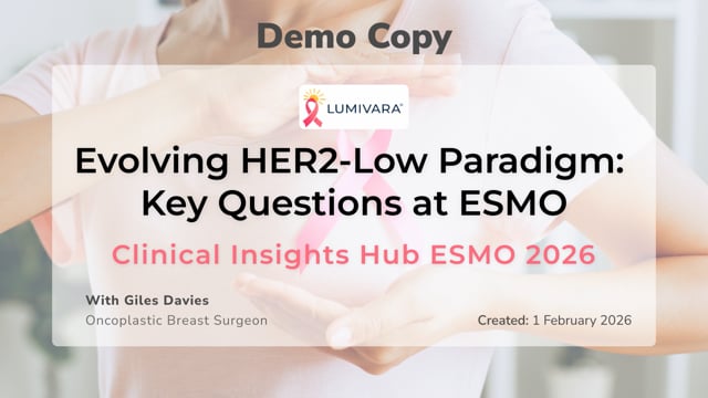 Evolving HER2-Low Paradigm: Key Questions at ESMO 
