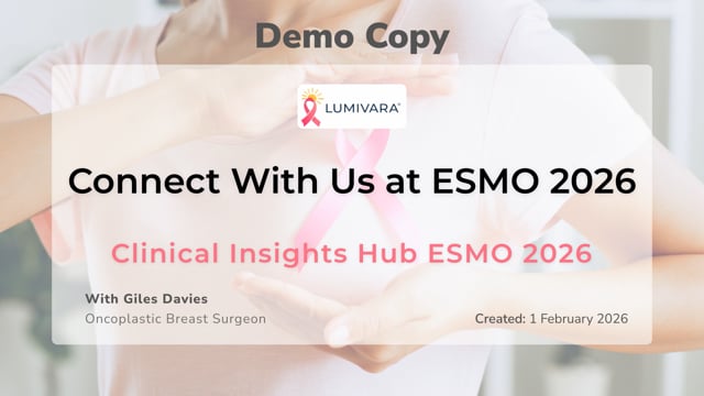 Connect with us at ESMO 2026