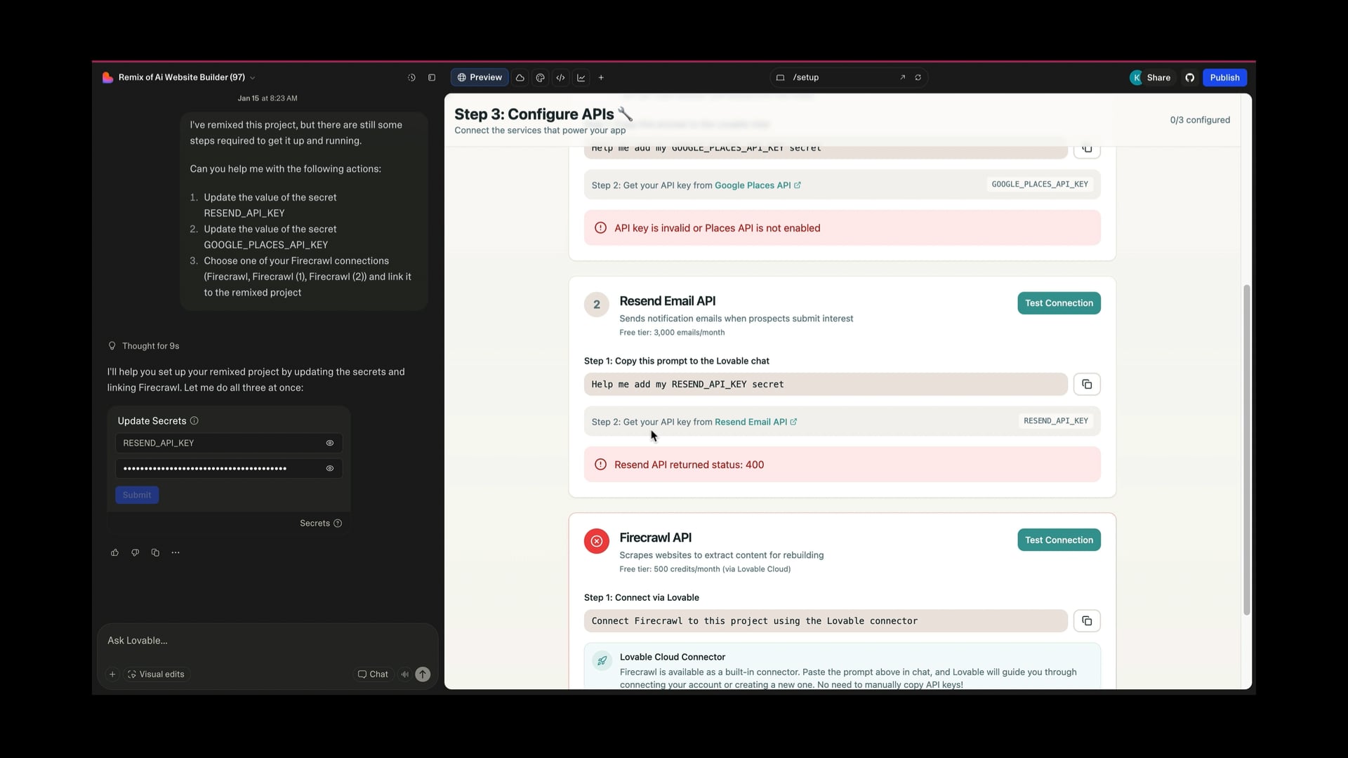Setting Up Your API Keys (Resend) | Videos & Movies on Vimeo