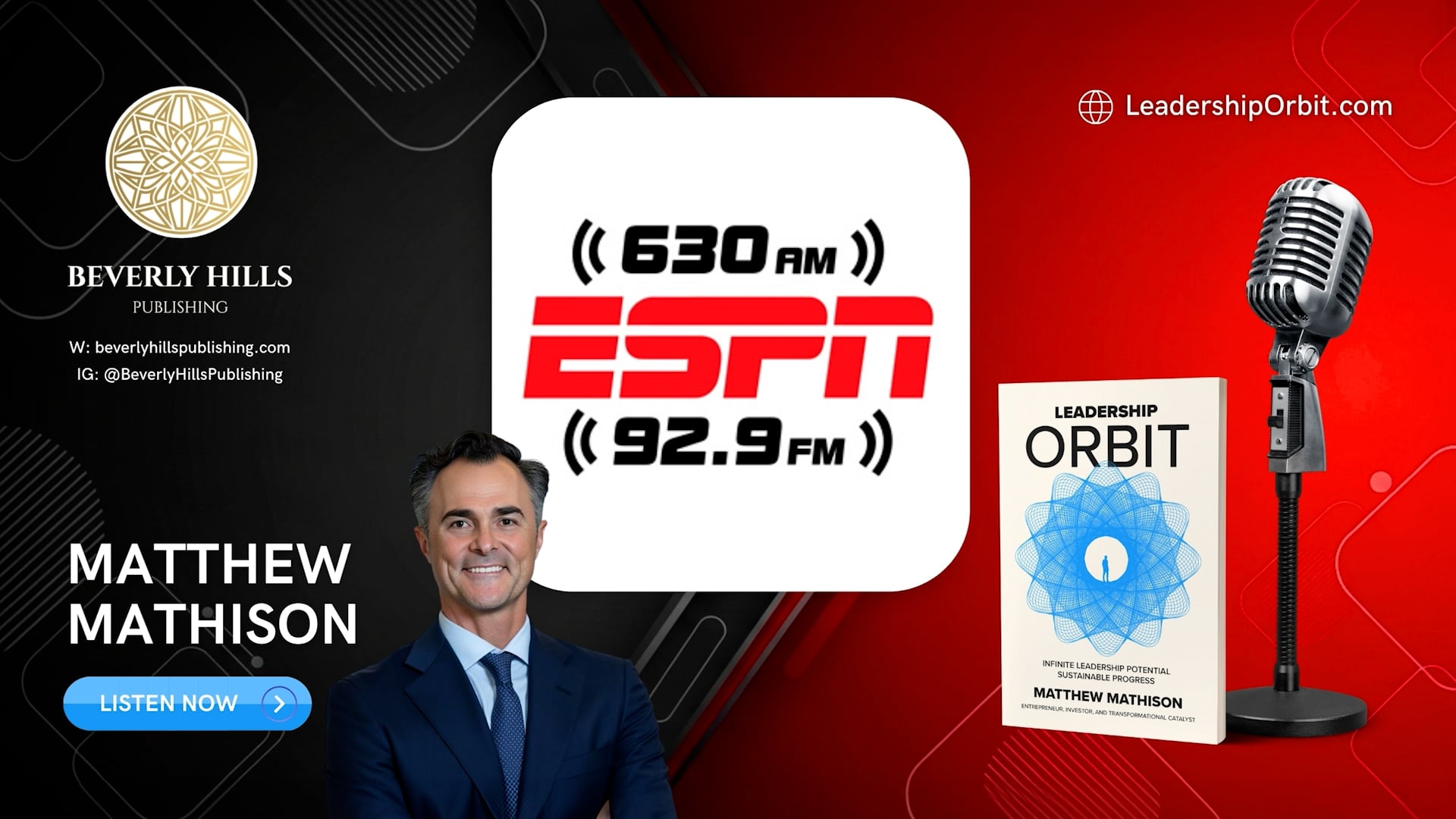 Matthew Mathison Featured on ESPN – Beverly Hills Publishing Author ...