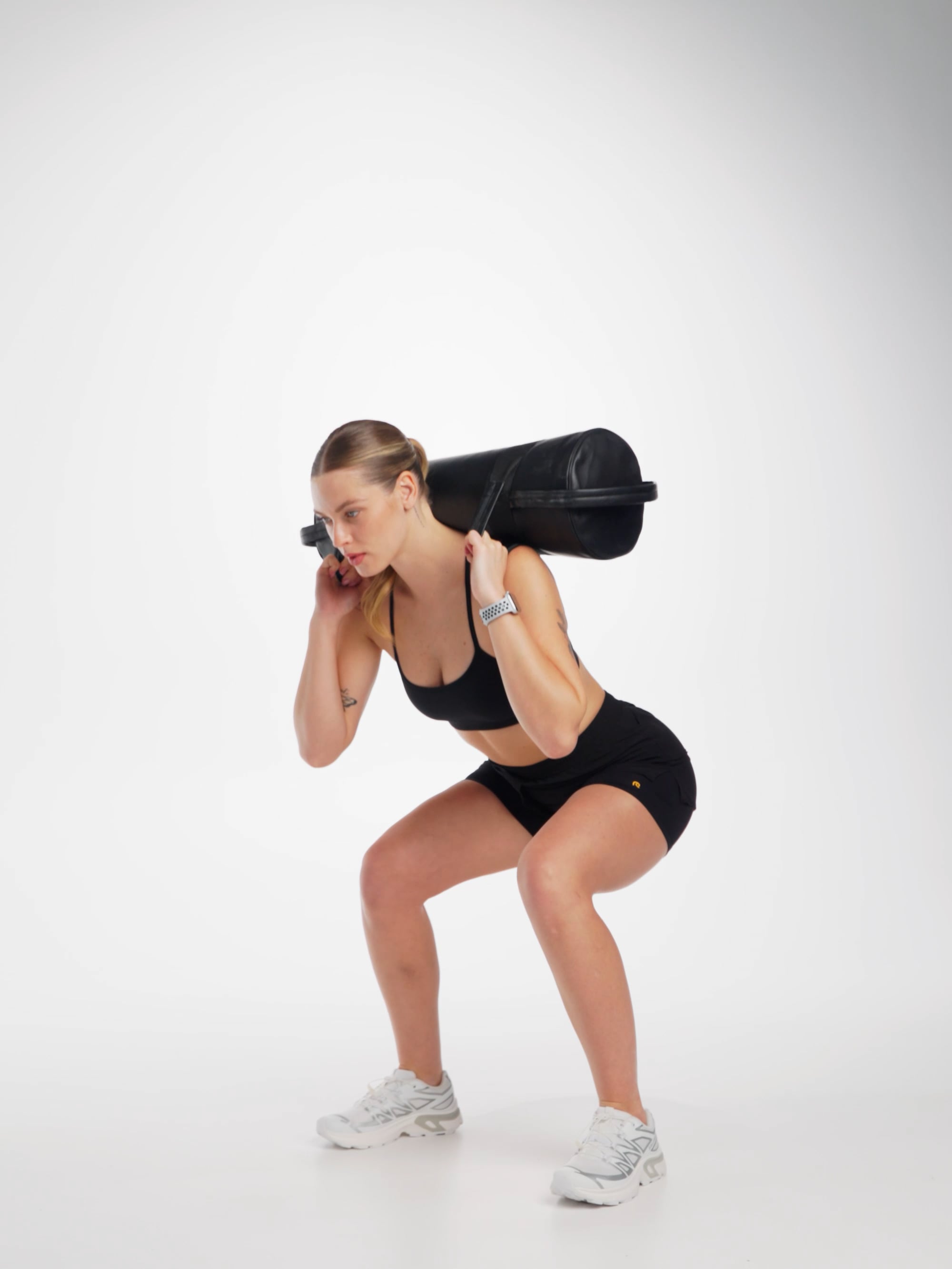 מכנסי ריצה עם טייץ פנימי