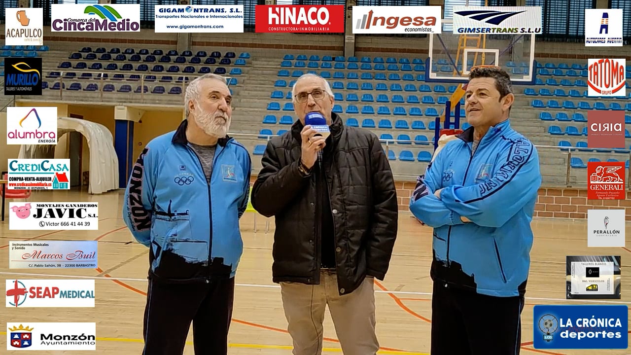 KIKE  SANCHEZ / JORGE ABENOZA   ENTRENADORES CLUB BALONMANO  MONZÓN  CONSTRUCCIONES  CEBOLLA