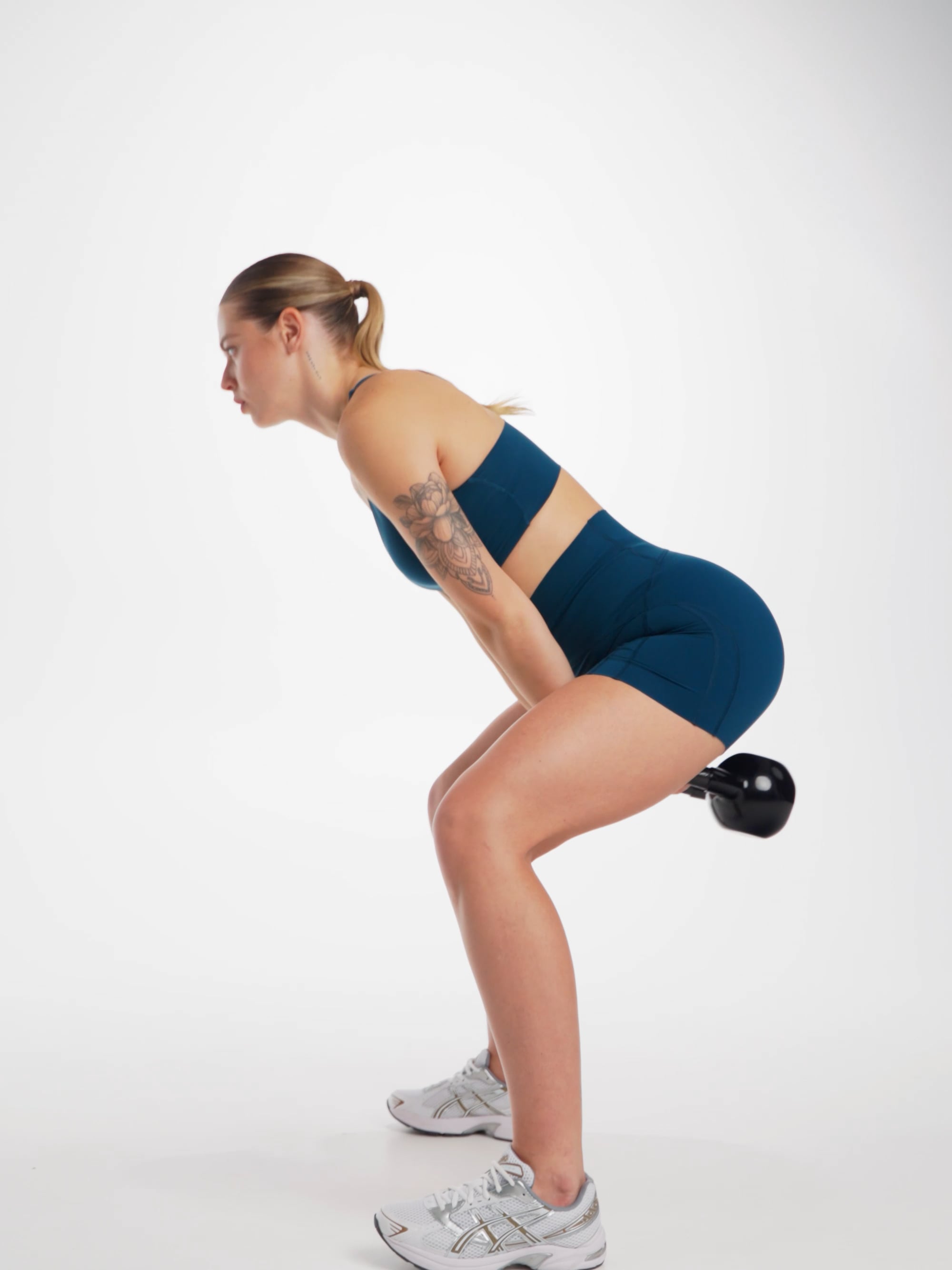 טייץ קצר אורך 5” מבד petra