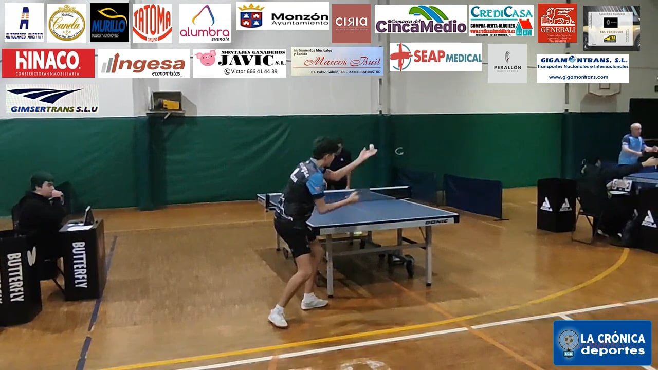 TENIS DE MESA  MONZÓN RESULTADOS