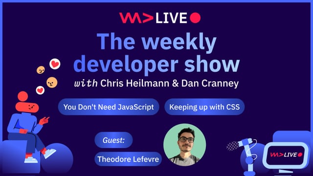 WeAreDevelopers LIVE – You Don’t Need JavaScript, Modern CSS and More