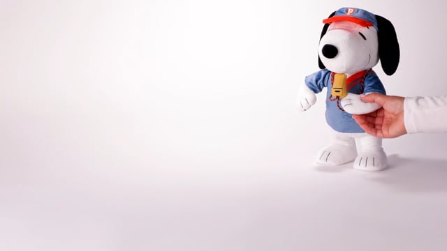 Peanuts® Varsity Coach Snoopy Plush With Sound and Motion, 12.5