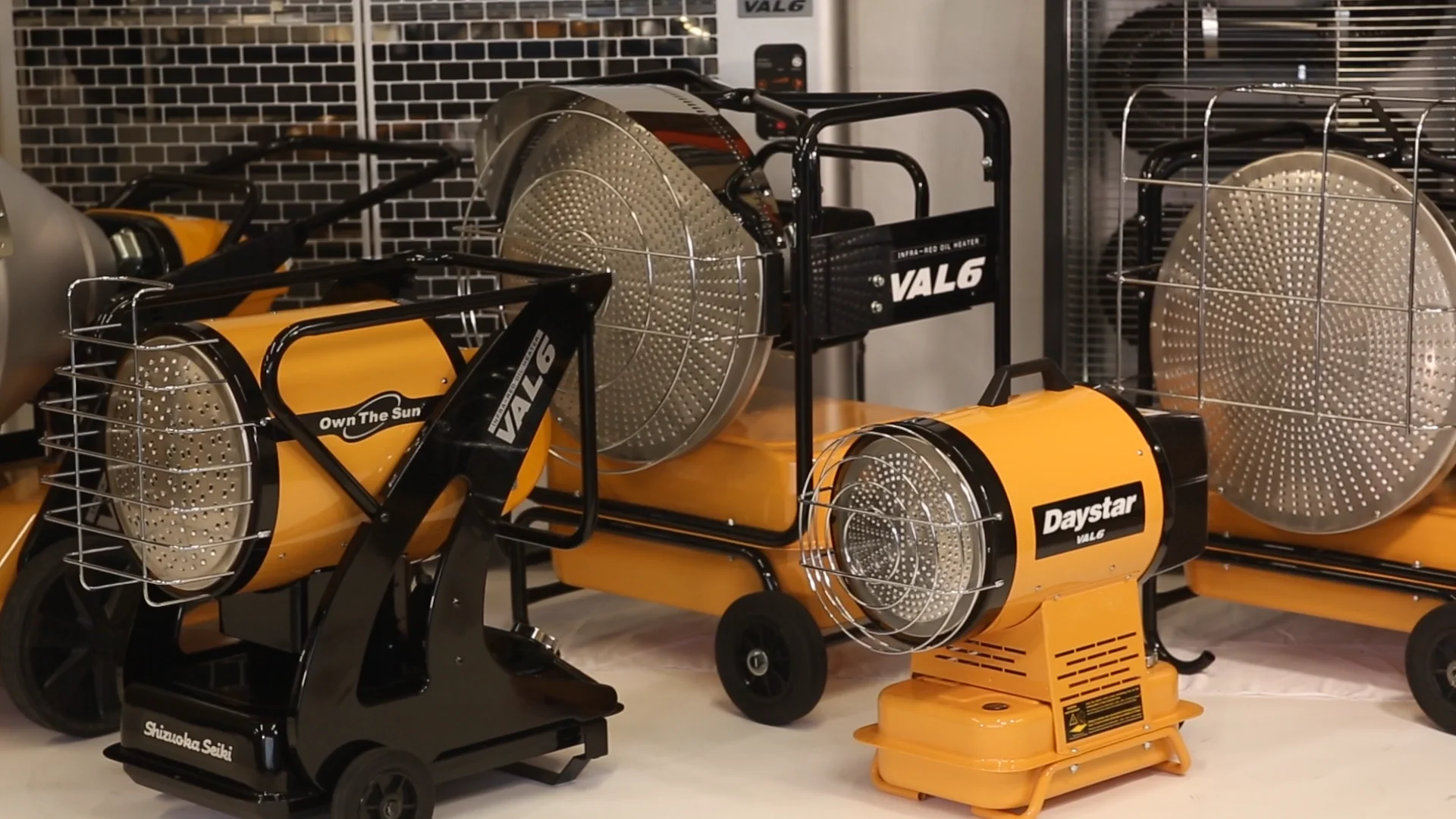 Portable Commercial Infrared Heaters from Val6