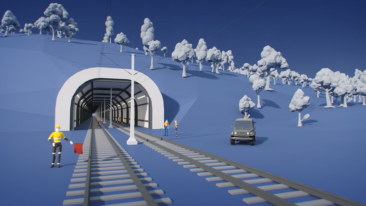 Safety Message: Digital Animation #10 – Track Worker Safety