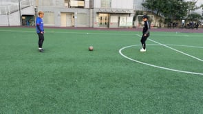 対面パス②