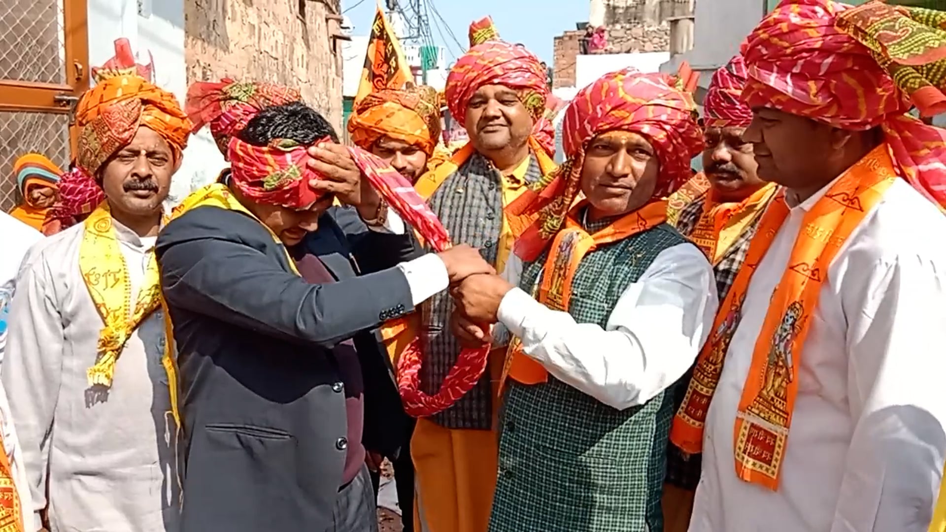 वैर में हिन्दू सम्मेलन,भगवान श्री राम की भव्य शोभा यात्रा निकाली गई 