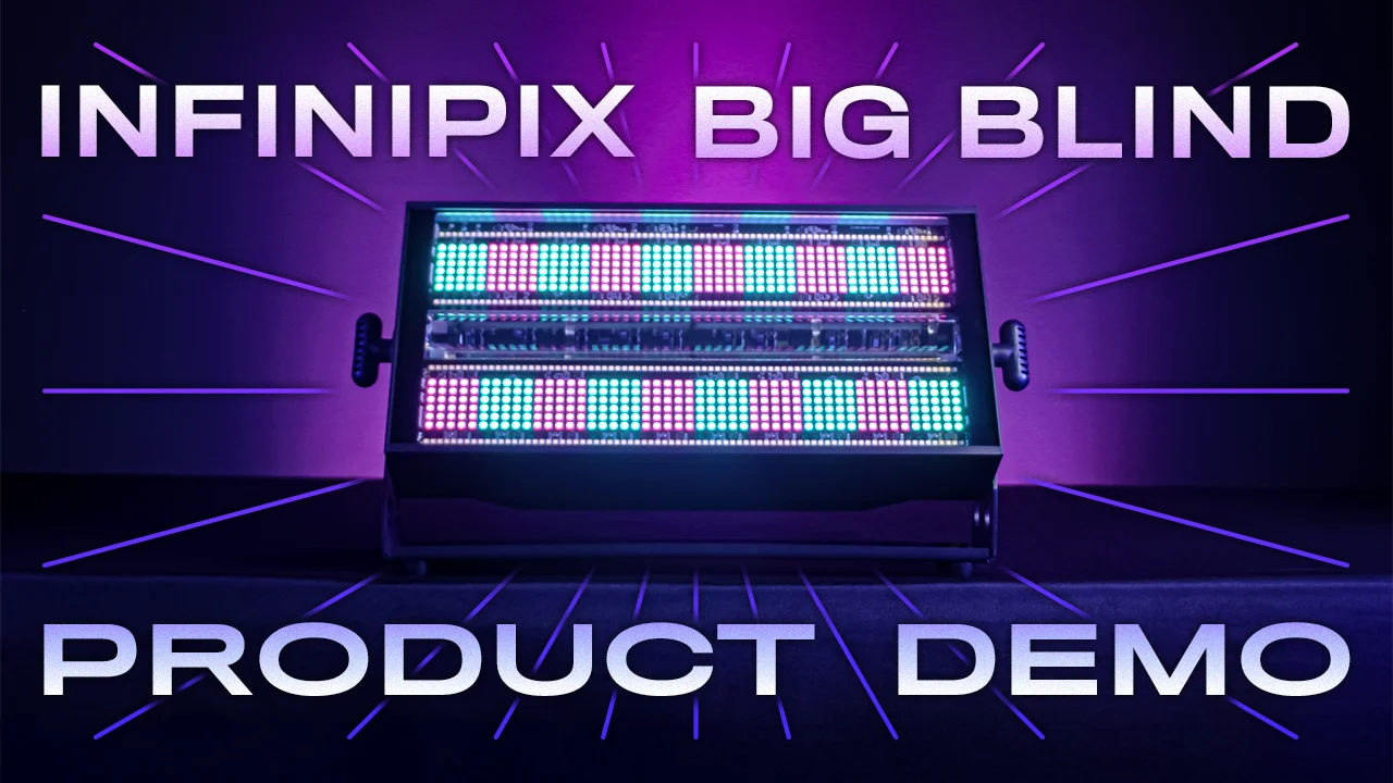 InfiniPix™ Big Blind RGB + CW+WW Pixel-Mapping Blinder | Blizzard