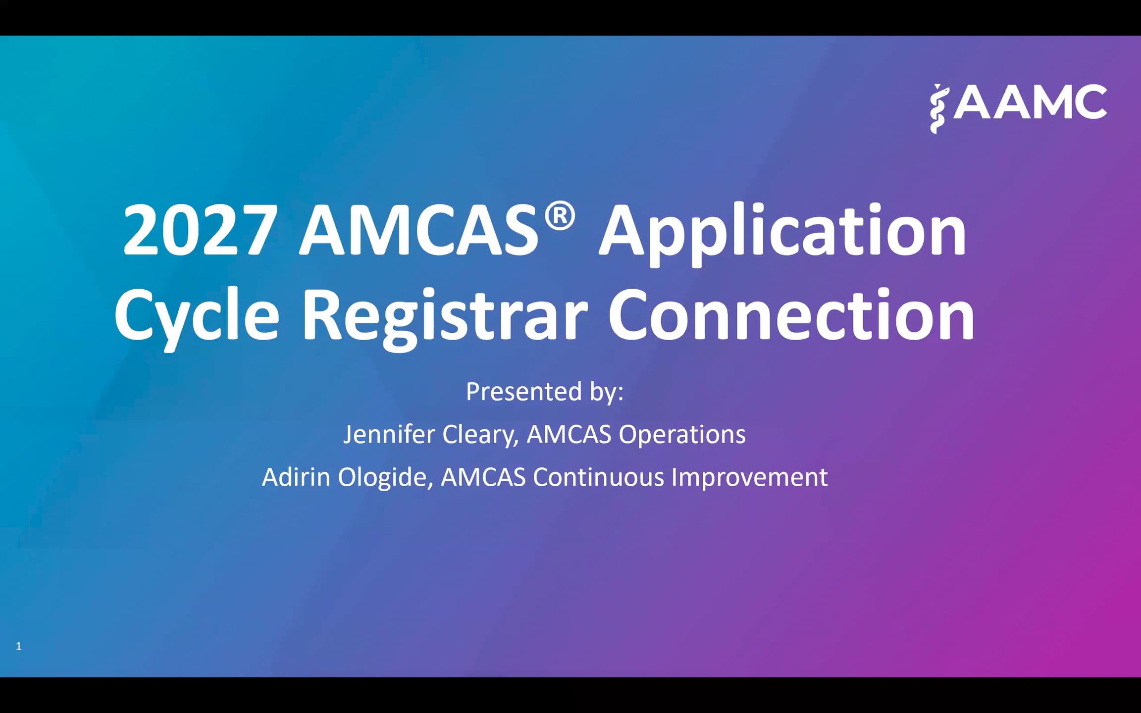 2027 AMCAS® Application Cycle Registrar Connection | Videos & Movies on ...