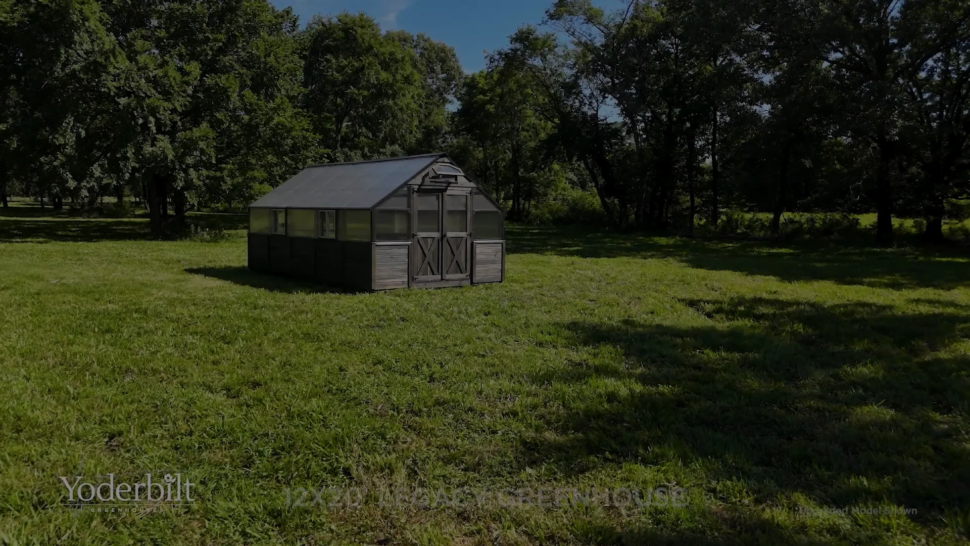 12x20' Legacy Greenhouse | Yoderbilt Greenhouses