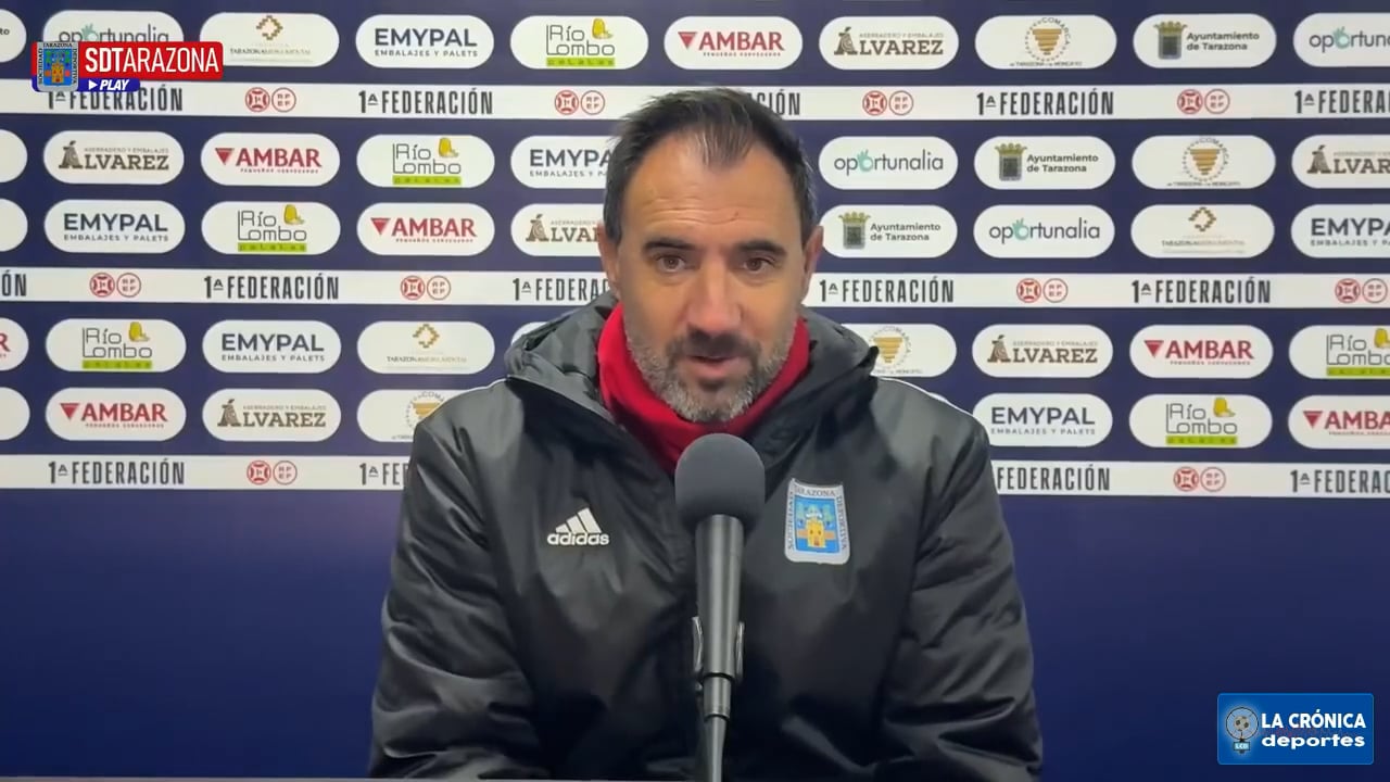 LA PREVIA / SD Tarazona - Hércules CF / JUANMA BARRERO (Entrenador Tarazona) J21 - 1ª RFEF G2 / Fuente: SD Tarazona 