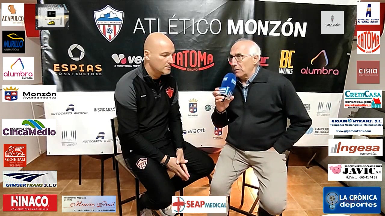 ISMAEL MARIANI (Entrenador Monzón) At Monzón Alumbra 2-0 Calamocha / J 19 / 3ª RFEF
