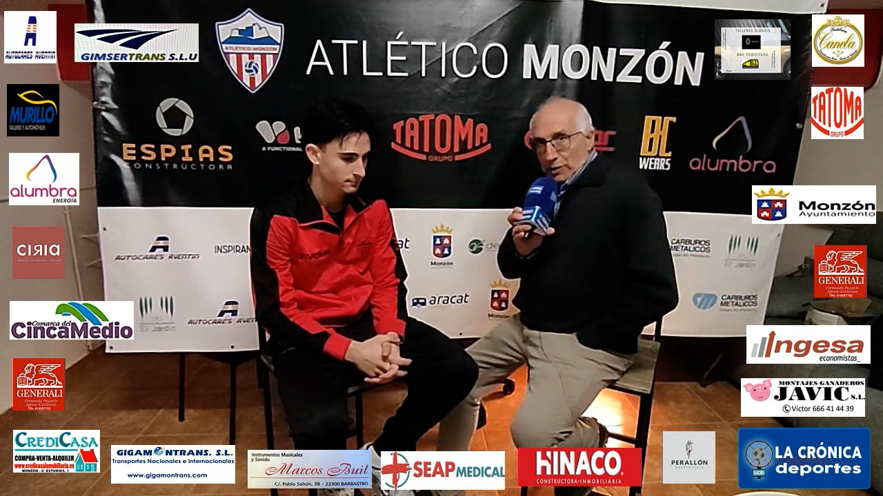 RAÚL  RONDA (Jugador Monzón) At Monzón Alumbra 2-0 Calamocha / J 19 / 3ª RFEF