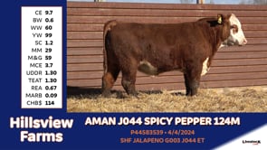 Lot #124M - AMAN J044 SPICY PEPPER 124M