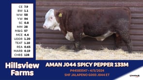 Lot #133M - AMAN J044 SPICY PEPPER 133M