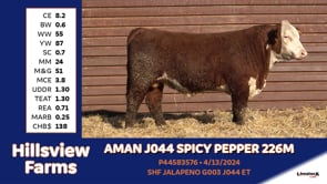 Lot #226M - AMAN J044 SPICY PEPPER 226M