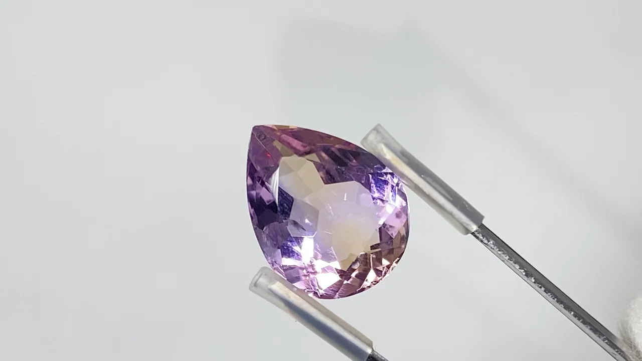 動画】【1点もの】宝石質アメトリンAAA ルース ファセットカット 1個