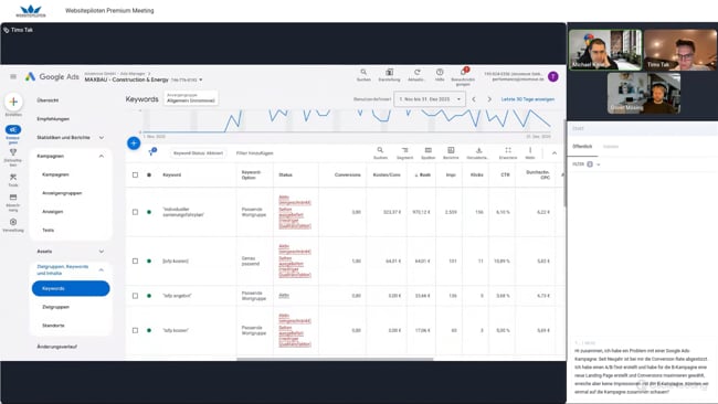 Conversion-Einbruch & Fehler bei A/B-Tests, Kampagnenstruktur – Stadt vs. Region & B2B-Kunden in der Google Suche vorqualifizieren mit Michael Klein vom 26.01.26