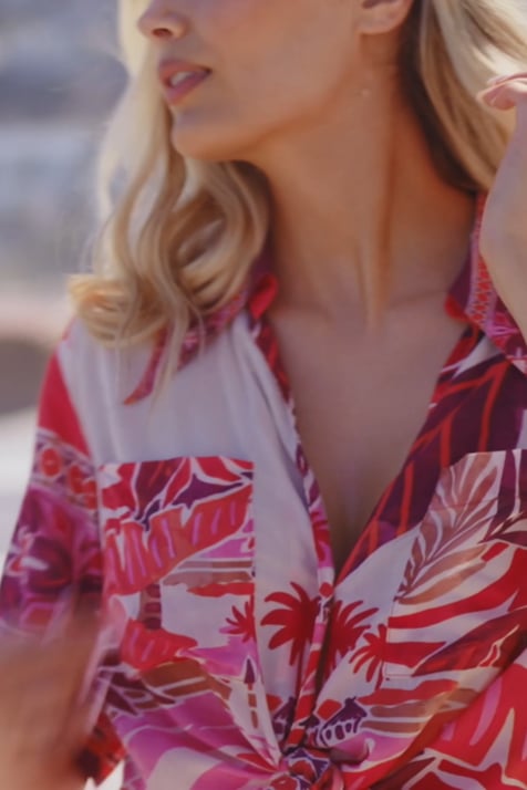 Vidéo: Chemise Reese Rouge