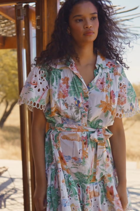 Video: Alva Printed Short Dress