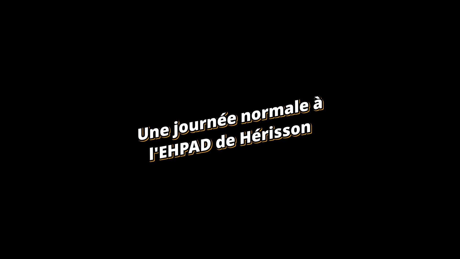 "Une journée normale à l'EHPAD de Hérisson" - Atelier stop motion et pixilation