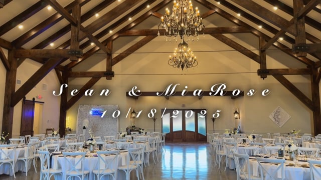 Sean and MiaRose at Moon Shadow Haven in the Texas Hill Country, from their cinematic wedding feature film