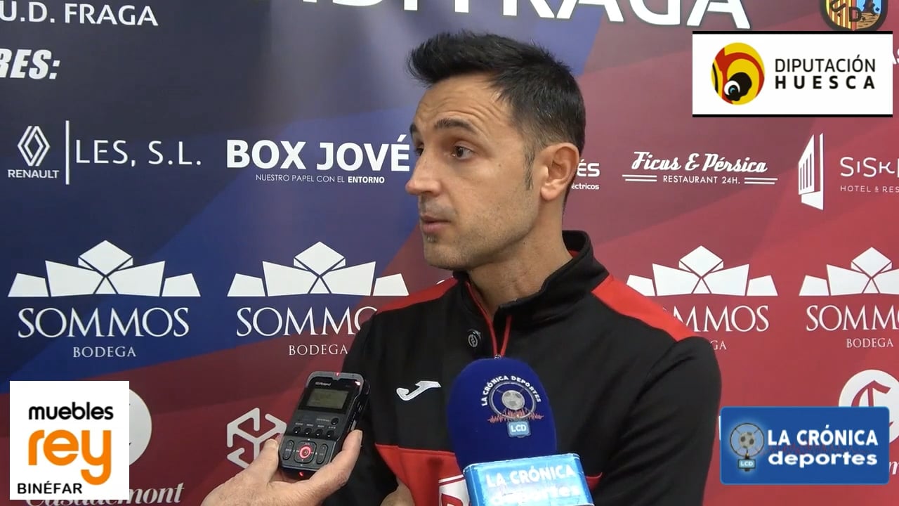 DAVID JIMÉNEZ  (Entrenador Fraga) UD Fraga 4-0 UD San Lorenzo Jor. 17 - Regional Preferente Gr 1