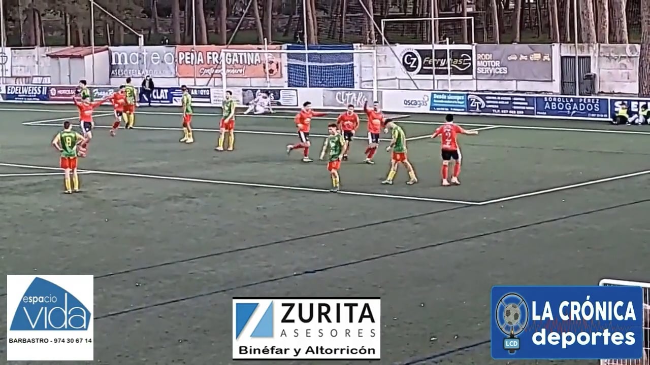 (RESUMEN Y GOLES) UD Fraga 4-0 UD San Lorenzo Jor. 17 - Regional Preferente Gr 1