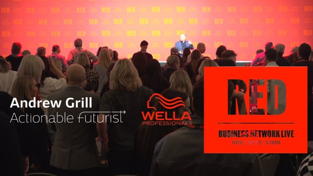 Global AI Keynote Speaker Andrew Grill at Wella Business Network Live 2026